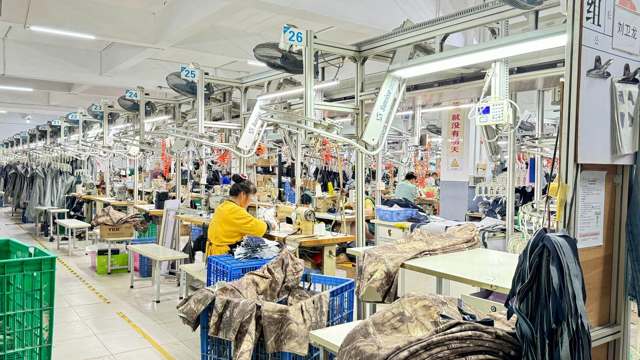 Guangdong Shunde Leka Clothing Design Co., Ltd fabriek productielijn