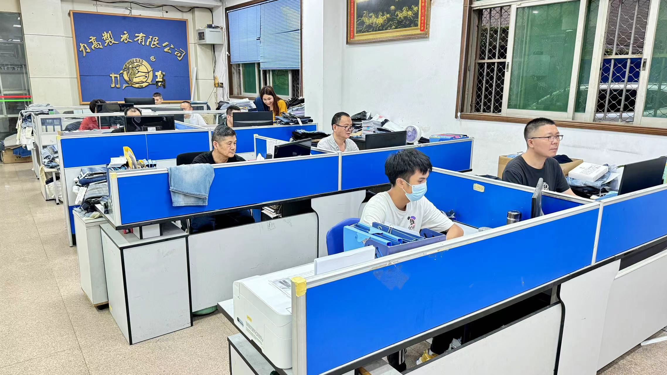 Guangdong Shunde Leka Clothing Design Co., Ltd fabriek productielijn