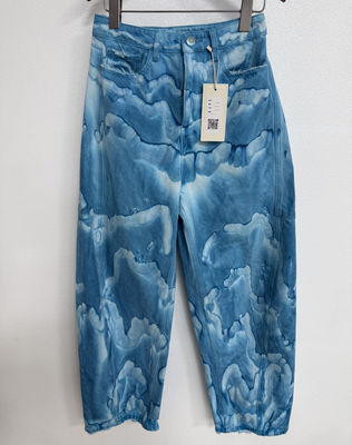 Vibrant Dye Tie Denim Bottom Tie Dye Jeans Mensen