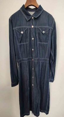 Uitstekende kleurvastheid Minimale krimp Denim jurk voor langdurige slijtage